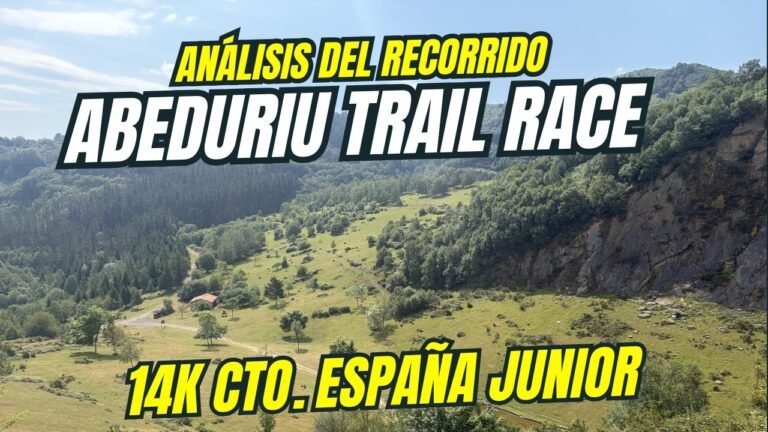 Abeduriu Trail Race. Cto. España Junior 2026