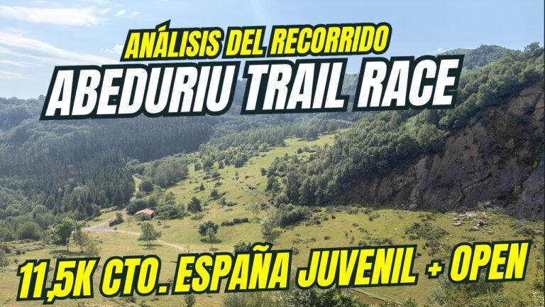 Abeduriu Trail Race. Cto. España Juvenil y Open Speed